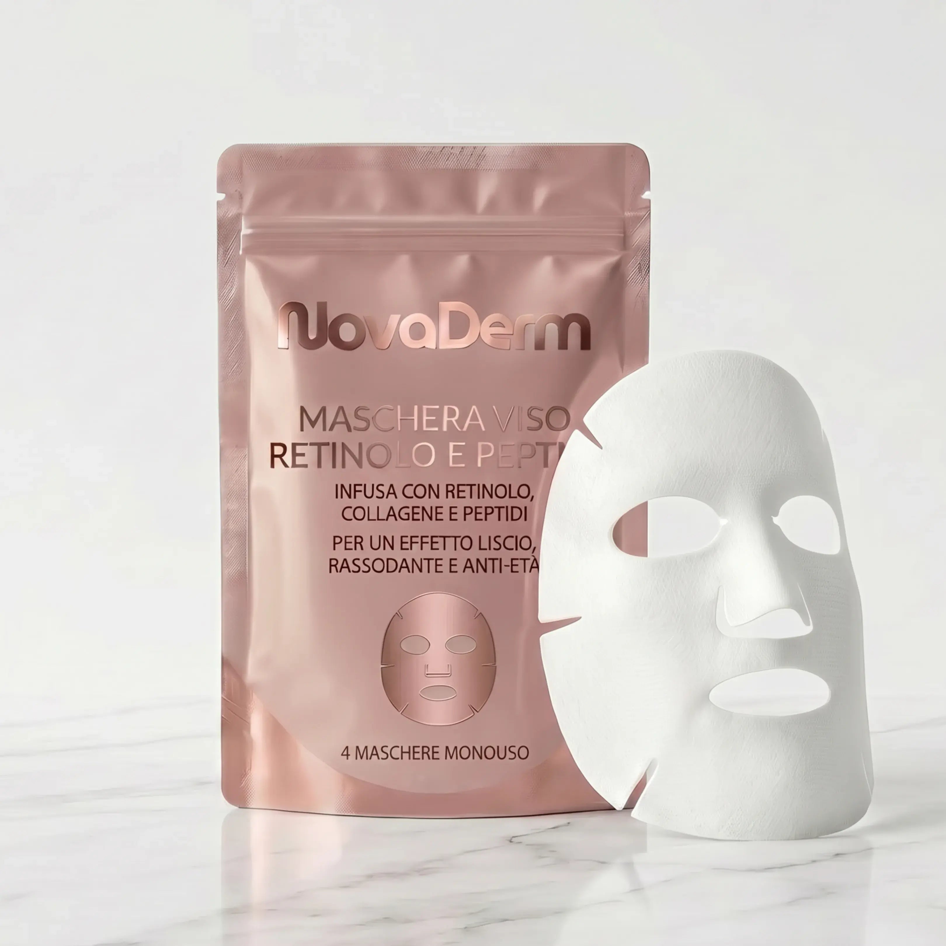 Maschera Viso Anti-Età al Retinolo e Peptidi