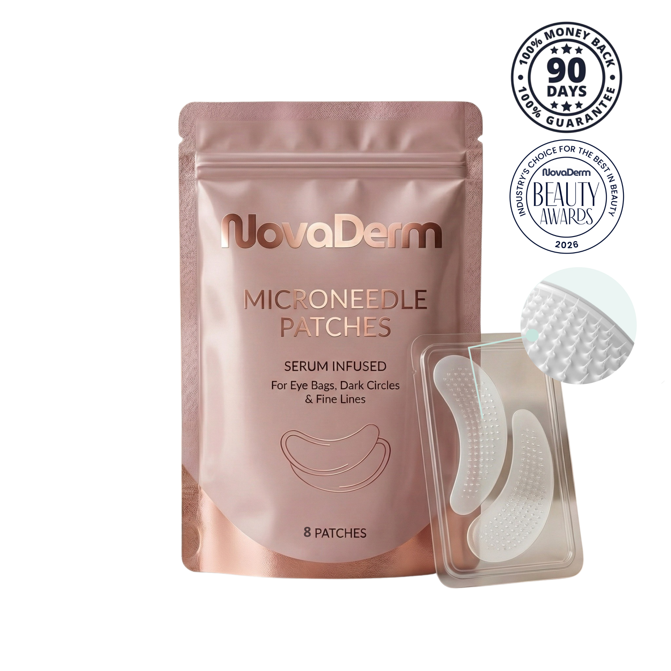 6 Extra Month of Microneedle Eye Patches